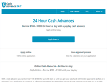 Tablet Screenshot of cashadvance-247.com